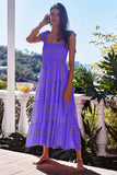 High-End 2025 Spring And Summer Women's New Sexy Print Slinged Dopamine Wearing Dress