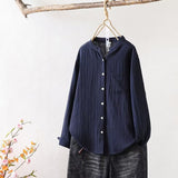 Toloer Women's Long Sleeve Shirt Women's Double Cotton T-Shirt Soft Comfort Women's Long Sleeve Shirts In Fall