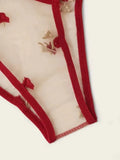 Sex Underwear Sexy Female Net Gauze Love Three Points Type Sex Suit Motidai-Outfit