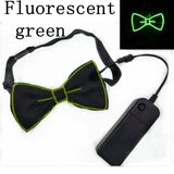 Light Up Mens Bow Tie Necktie Luminous Flashing For Dance Party Christmas Evening Party Decoration-Outfit