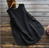 Summer Solid Color Casual Irregular Pullover