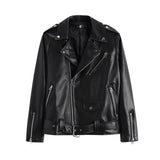 Faux Leather Jacket Women Casual PU Loose Motorcycle Jackets Female Streetwear Winter Oversized Coat Korean Chic New Spring