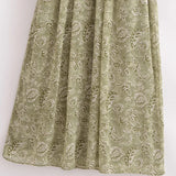 Homemade New Women's Classic Belt Laminated Long Sleeve Dress