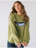 Lazy Wind Collar Small Fish Pattern Knitted Sweater 2025 Autumn And Winter