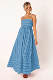 Toloer Spring And Summer Striped Suspenders Open Back Big Clear Fresh Air