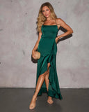 Summer New Style Sexy Temperament Hanging Lotus Leaf Side Open Dress Dress Dress Dress