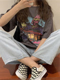 Motel Graphic Short Sleeve Tee-Outfit