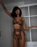 Leopard Print Lingerie Set-Outfit