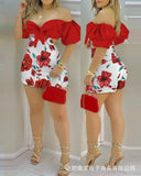 new women's printed casual skirt