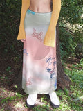 Ins2024 Summer Women's New Fashion Street Hot Girls Real Shot Gradually Half-Dressed Dress