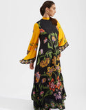 Summer Printed Seven-Sleeve Collared