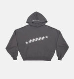 Stars Printed Hoddie-Outfit