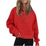 New Fall / Winter 2023 Ladies Scuba Sports Semi-Zip Yoga Dress, Loose, Short Hoodie And Velvet Hoodie-Outfit