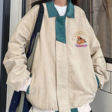 2021 Spring Autumn New Corduroy Jacket Women's Baseball Jacket Korean Harajuku Coat Women Streetwear Gothic Jackets