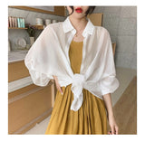 And Long Sun Protection Shirt Women 2025 Summer Long Sleeves Large-Size Breathable Thin Cardigan Coat Women Fashion Tops