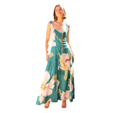 French Retro Dress Print Slings For Women In 2025