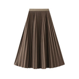 The High-Rise Organ Hundred-Fold Half-Dressed Dress Woman 2025 Autumn And Winter Half-Time A-Word A-Word 100-Fold Skirt