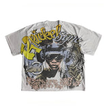 Sales 2024 Summer New T-Shirts Hip-Hop Punk Printed Patterns American Gothic Street Men's T-Shirts-Outfit