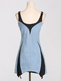 Street-Colly Denim Dress 2025 New Fashion Design Sling Bag Hip Short Dress Women's