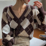 Fall 2022 Women Clothing Oversize Womens Sweaters Autumn Vintage Loose Winter Sweater Knitted Women Cardigan Knit Button