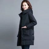 6XL Padded Winter Puffer Autumn Warm Jacket Long Female Coat Women Tops Loose Fashion Parka Coats Outerwear Snow Wear Plus