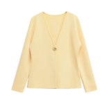 Homemade New Women's Oceaned Smozy Casual Simple Knitted Coat