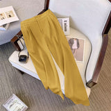 Suit Suit Pants Women Straight Loose 2025 New Spring And Autumn Leisure Wide Legs Commute Black