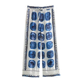 Toloer Spring 2024 Women's Wear, Fashion Print Shirt Slacks 2792137 2781127-Outfit