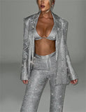 Women's Super-Flash Suit Three-Piece Sexy Bikini