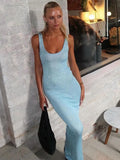 2025 Summer Women's Explosive Sexy U-Neck Sleeveless Squint Bag Hip