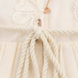 New Flower Embroidery Mini Dress