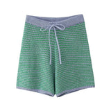 Summer New Women's Loose Knit POLO Shirt Top High Waist