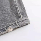Long Leisure New Autumn 2025 Wide-Legged Jeans Women's