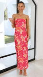 Toloer / Summer 2023 Sexy Hot Girl Flower Print Long Dress