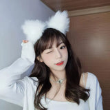 Sexy Stuffed Fox Fox Ear Head Buff Net Red Live Photo Hair Anchor Card Cute Animal Ear Hair
