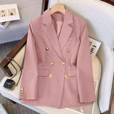 Spring New Large-Size Fashion Temperament Professional Suit Thin Top Dress Korean Version Of Autumn Suit Coat