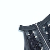 Summer New Sexy Hollowed-Out Navel Blouse Dark Style Personality Beer Buckle Strapped Vest Women's Dress-Outfit