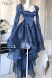 Spring Elegant White Off Shoulder Fairy Dress Chic Princess Puff Dress Mesh Puff Dress robes du soir vestidos de