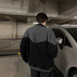 Stitched Knitted Jersey Jacket Oversize Winter 2025 New Trend Design For Couples