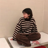 Grandma Striped Sweater-Outfit