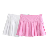 New Two-Color Wide-Pleated Fashionable Skirt Pants 5427434-Outfit