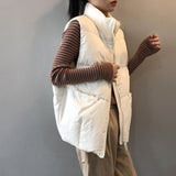 New Down Cotton Han Version Of Autumn And Winter Loose Thin Horse Clip Women's Fashion Vest