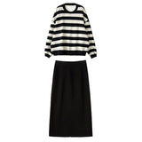 Toloer Women's Salt Is Slightly Fat Wear Take Hong Kong Style Jacket Sense Early Autumn Girl Feeling Two Suit Dress-Outfit