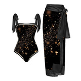 Toloer One-Piece Bikini Suit Women's Bikini Three-Piece