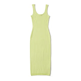 Trendy Women's Dress Fashion Temperament Solid Color Tight Spicy Girl Hip Skirt Sleeveless Back Skirt-Outfit