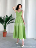 Retro Satin Sexy Super Fairy White Sling Dress Seaside Holiday Wind Dew Back Beach Dress Female Summer-Outfit