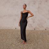 Women's Clothing 2026 Spring And Summer New Slings Deep V-Collar To The City Fashion Solid Color
