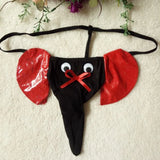Men's Sex Underwear Elephant T-Tong Trousers Cartoon Sexy T-Pants Sex T-Tong Trousers Elephant