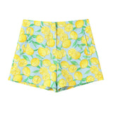 Also Have The New Women's Linen-Blend Printing Short Shirt In The Summer Of