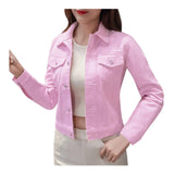 Women Denim Jacket For Women Coat Jacket Single Breasted Short Denim Female Jacket Coats 2023